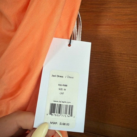 Revolve Jovi Mini Dress in Cantaloupe from Bailey 44 🍑 - Picture 6 of 8